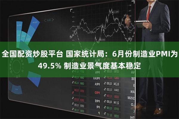 全国配资炒股平台 国家统计局：6月份制造业PMI为49.5% 制造业景气度基本稳定